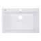 Nantucket Sinks Large Single Bowl Dual-mount Granite Composite White PR3020-DM-W - alternate 4